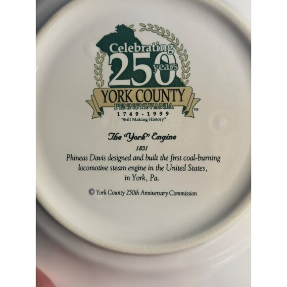 VTG Pfaltzgraff  1999 York County PA 250th Anniversary Plates 8" Set of 5 - Picture 4 of 7